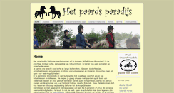 Desktop Screenshot of paardsparadijs.be