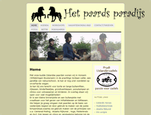 Tablet Screenshot of paardsparadijs.be